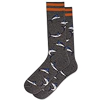 Hot Sox Men's Fun Animal Series Crew Socks-1 Pair Pack-Cool & Funny Novelty Gifts
