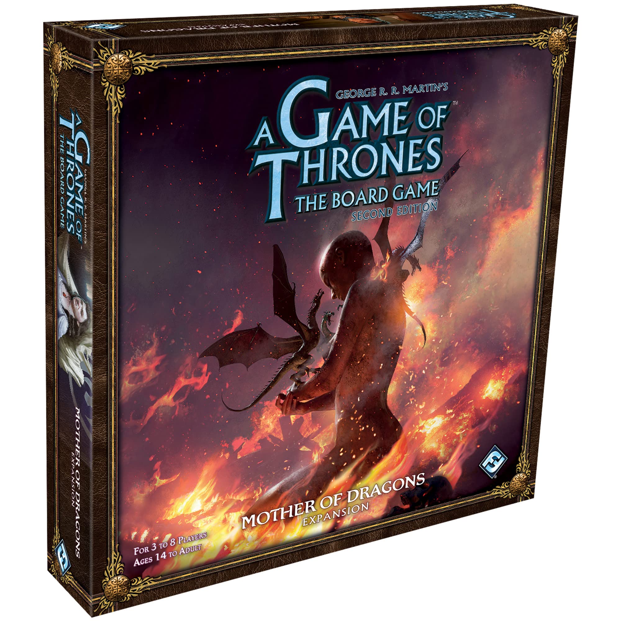 A Game of Thrones The Board Game Mother of Dragons Expansion | Strategy Game for Adults and Teens | Ages 14+ | 3-8 Players | Average Playtime 2-4 Hours | Made by Fantasy Flight Games