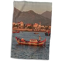 3dRose Landing The Night Catch. Fishermen, Nha Trang. Vietnam - Towels (twl-210022-1)