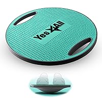 Yes4All Premium Wobble/Core Balance Board – 16.34 inch Round Balance Board for Standing Desk, Core Training, Home Gym Workout (Trendy Teal)