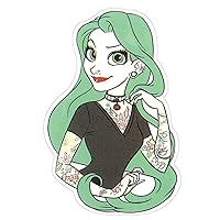 Unleash Your Inner Sea Witch with Badass Evil Princess Vanessa Ursula 3 Pack Stickers - for Cars, Truck, Computer Laptops, and More