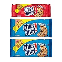 Original Chocolate Chip Cookies & Chewy Cookies Bundle, Family Size, 3Count(Pack of 1) CHIPS AHOY! Original Chocolate Chip Cookies & Chewy Cookies Bundle, Family Size, 3Count(Pack of 1)