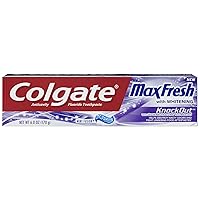 Colgate Max Fresh Knockout Gel Toothpaste, 6 Ounce (Pack of 24)