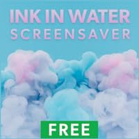FREE meditation Ink in water screensaver