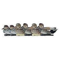 Topflight Gadwall Durable Ultra Realistic Floating Hunting Duck Decoys, Pack of 6, AVX8085