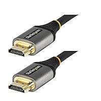 StarTech.com 16ft (5m) HDMI 2.1 Cable 8K - Certified Ultra High Speed HDMI Cable 48Gbps - 8K 60Hz/4K 120Hz HDR10+ eARC - Ultra HD 8K HDMI Cable - Monitor/TV/Display - Flexible TPE Jacket (HDMM21V5M)