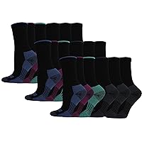 Women's Dritech Advanced Moisture Wicking Crew Sock (6/12 Packs)
