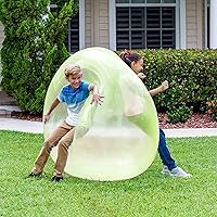 Bubble Ball Inflatable Toy, Super Bubble Ball Outside Rubber Game Toy, Outdoor Party Inflatable Water Ball,Green,L