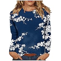 3/4 Length Sleeve Womens Tops Crew Neck Tunic Plus Size Summer Casual Printed Shirts Sexy Trendy 2024 Blouse Tees