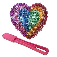 MR CHIPS Made in USA Pink Magnetic Wand Plus 300 Magnetic Bingo Chips in 6 Colors