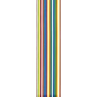 Offray Flatliner Stripe Craft Ribbon, 1-1/2-Inch Wide by 10-Yard Spool, Poppy