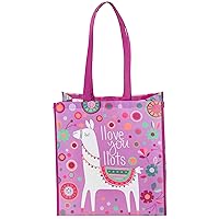 Stephen Joseph Kids' Large Recycled Gift Bags, Llama, 1 Count (Pack of 1)