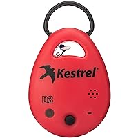 Kestrel Drop D3 Wireless Temperature, Humidity and Pressure Data Logger, Red