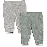 little planet by carter's Baby 2-Pack Terry Pants Made with Organic Cotton