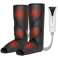 Leg Massager with Heat Air Compression Massage for Foot & Calf Helpful for Circulation and Muscles Relaxation(FSA or HSA Approved)