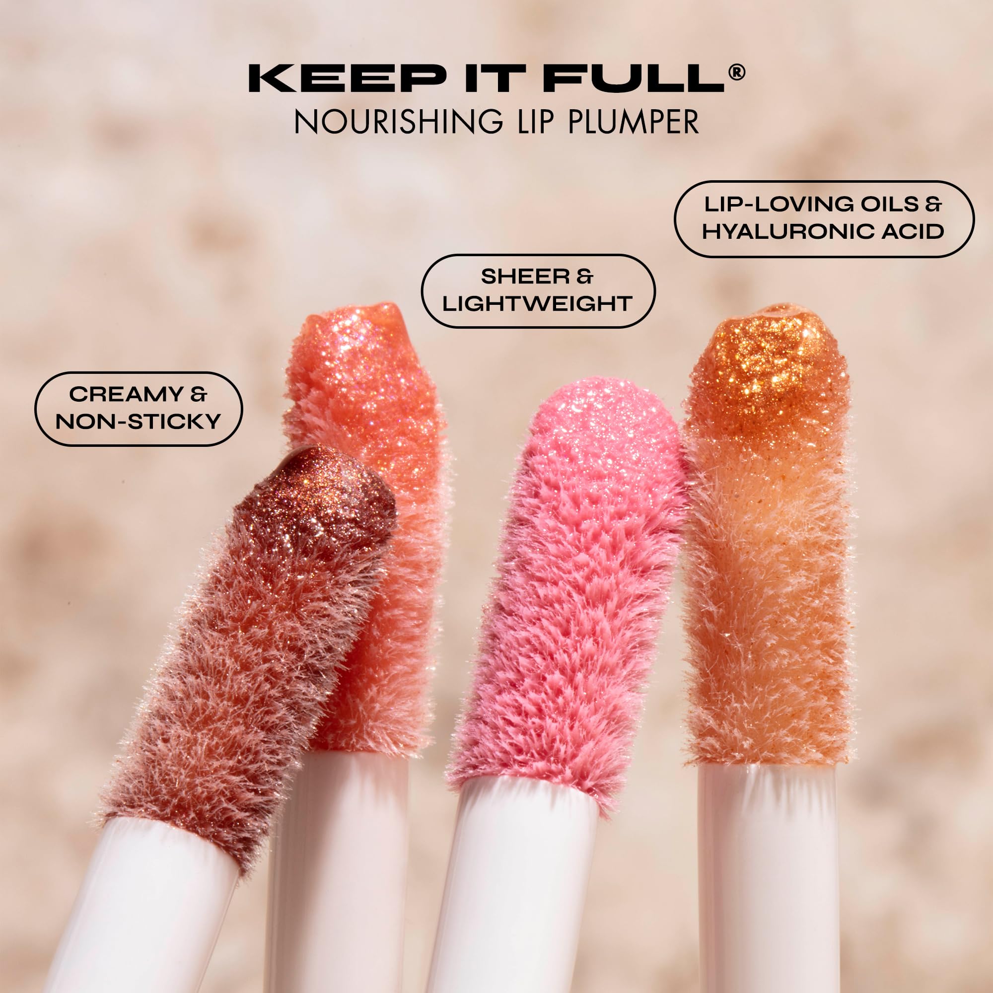 Milani Keep It Full Nourishing Lip Plumper (0.13 Fl. Oz.) Cruelty-Free Lip Gloss for Soft, Fuller-Looking Lips (Luminoso)