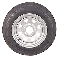 30850 Economy Bias Tire and Wheel 5.30 x 12 C/5-Hole - Galvanized Spoke Rim