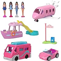 Barbie Chelsea Cutie Reveal Small Doll & Accessories, Brunette in Poodle Costume, 6 Surprises, Color Change (Styles May Vary)