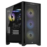 Corsair Vengeance a7300 Series Gaming PC - Liquid Cooled AMD Ryzen™ 7 7700X CPU - NVIDIA® GeForce RTX™ 4070 Graphics - 32GB Vengeance RGB DDR5 5600MHz Memory - 1TB M.2 NVMe SSD - Black