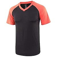 Men's Lightweight Jersey Quick Dry Tagless Workout Gym Running Active Sports T Shirts