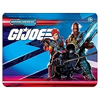 Renegade Game Studios G.I. Joe Roleplaying Game Dice Set, Specialty Dice, 2 d20 , 1 d12, 1 d10, 1 d8, 1 d6, 1 d4 , 1 d2 Coin