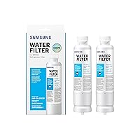 SAMSUNG Genuine Filters for Refrigerator Water and Ice, Carbon Block Filtration for Clean, Clear Drinking Water, DA29-00020B-2P, 2 Pack