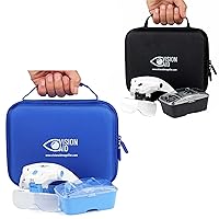 Blue and Black Edition - 2 Sets - Vision Aid Magnifier with a Case (Battery Powered)
