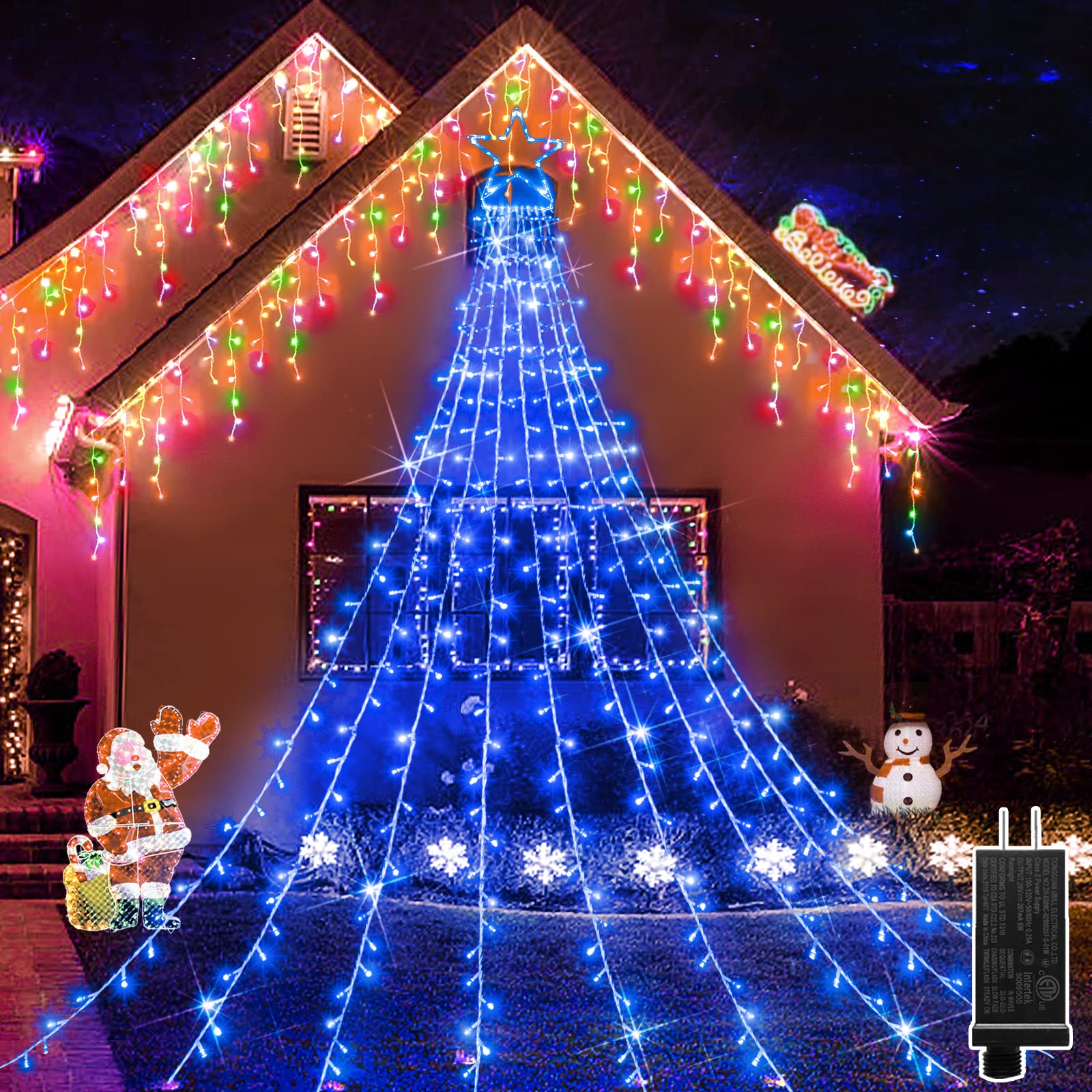 Mua Outdoor Christmas Decorations 344 LED Star Lights Easy ...
