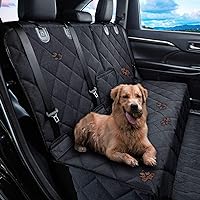 Bench Dog Car Seat Cover for Back Seat Waterproof Dog Seat Covers Durable Scratch Proof Nonslip, Protector for Pet Fur & Mud Washable Backseat Dog Cover for Cars Armrest Compatible
