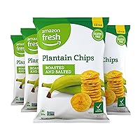 Roasted & Salted Plantain Chips, 12 Oz (Pack of 4) (Previously Wickedly Prime, Packaging May Vary)
