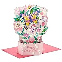 Hallmark Paper Wonder Mothers Day Pop Up Card with Sound and Motion (Butterfly Garden)