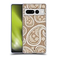 Head Case Designs Paisley Laces and Pearls 2 Soft Gel Case Compatible with Google Pixel 7 Pro