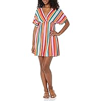 Angie Women's V-Neck Kimono Sleeve Dress