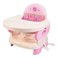 Summer Infant Deluxe Comfort Folding Booster Seat, Pink