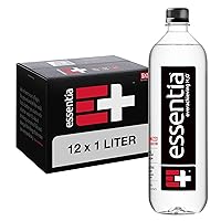 Essentia Bottled Water, Ionized Alkaline Water:99.9% Pure, Infused With Electrolytes, 9.5 pH Or Higher With A Clean, Smooth Taste, 33.8 Fl Oz (Pack of 12)