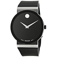 Movado Men's 0606780 Sapphire Synergy Stainless Steel Watch with Black Rubber Band