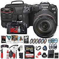 Canon EOS RP Mirrorless Digital Camera with 24-105mm Lens (3380C012) + Canon RF 24-70mm Lens + 64GB Card + Color Filter Kit + Case + Filter Kit + Corel Photo Software + LPE17 Battery + More (Renewed)