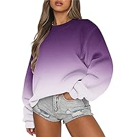 Graphic Hoodies for Women Crewneck Oversized Sweatshirts Long Sleeve Tie Dye Print Hooded Sweater 2023 Fall Clothes