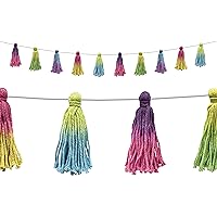 Teacher Created Resources Tie-Dye Tassels Garland