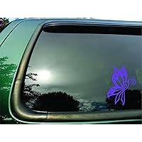 Butterfly Ribbon Lavender Stomach Esophageal Cancer - Die Cut Vinyl Window Decal/sticker for Car or Truck 5