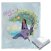 Northwest Disney Wish Silk Touch Throw Blanket, 50 x 60 inches, The Bright Side