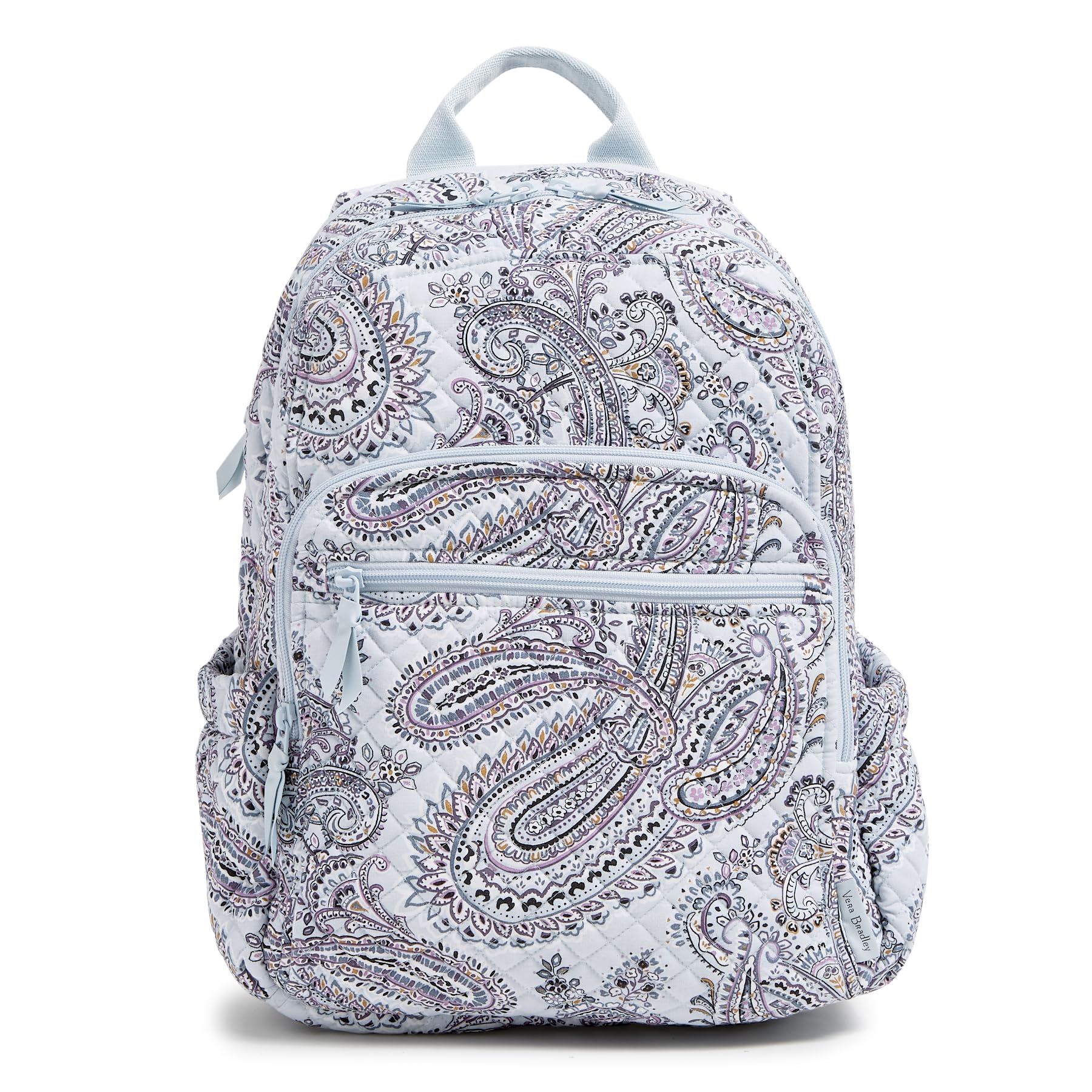 Vera Bradley Cotton Campus Backpack, Soft Sky Paisley