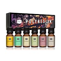 P&J Trading Fragrance Oil Polynesian Set | Plumeria, Aloe, Pineapple, Bamboo, Gardenia, Coconut Candle Scents for Candle Making, Freshie Scents, Soap Making Supplies, Diffuser Oil Scents