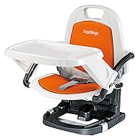 Peg Perego Rialto - Booster Seat - Suitable for Children 6 Months and up - Made in Italy - Arancia (Orange)