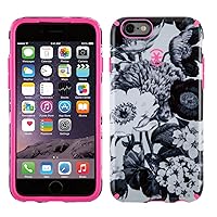 Speck Products CandyShell Inked Case for iPhone 6/6S - Vintage Bouquet Grey/Shocking Pink