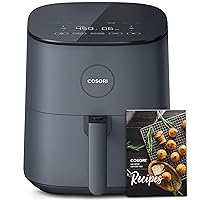 COSORI Air Fryer Pro LE 5-Qt Airfryer, Quick and Easy Meals, UP to 450℉, Quiet, 85% Oil less, 130+ Recipes , 9 Customizable Functions, SHAKE Reminder, Compact, Dishwasher Safe