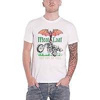 Meat Loaf T Shirt Bat Out of Hell Official Unisex White
