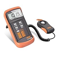 Dr.meter LX1330B Digital Illuminance Light Meter, 0-200,000 Measurement Range Lux Meter