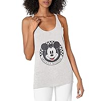 Disney Classic Mickey Mouse Checkered Women's Racerback Tank Top