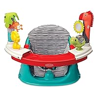 Infantino 3-in-1 Grow-with-Me Discovery Seat and Booster, Baby Activity Seat, Booster Seat for Dining Table with Removable Tray Multi